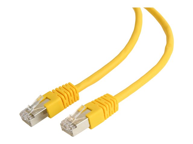 Gembird patch kabel Cat6 FTP, 1 m, žlutý PP6-1M/Y