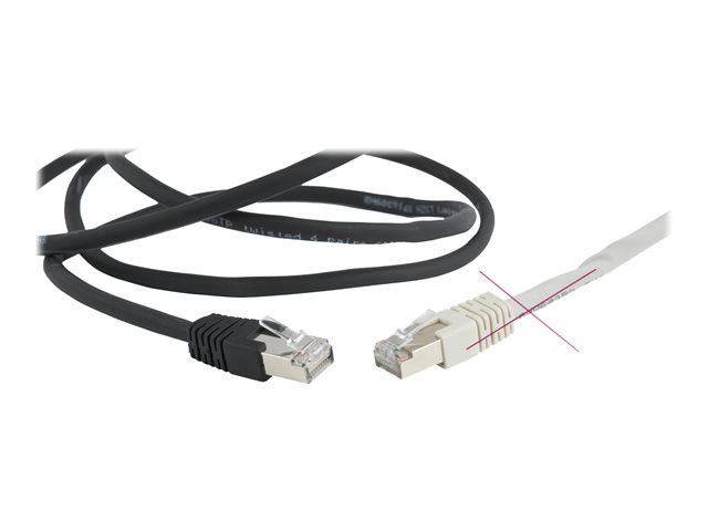 Gembird patch kabel S/FTP Cat. 6A LSZH, 2 m, černý PP6A-LSZHCU-BK-2M