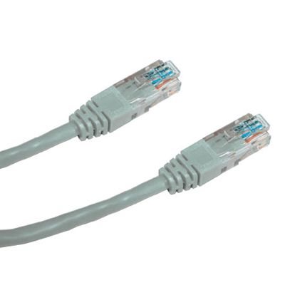 Datacom Křížený UTP patch kabel 20m Cat5e šedý 1573