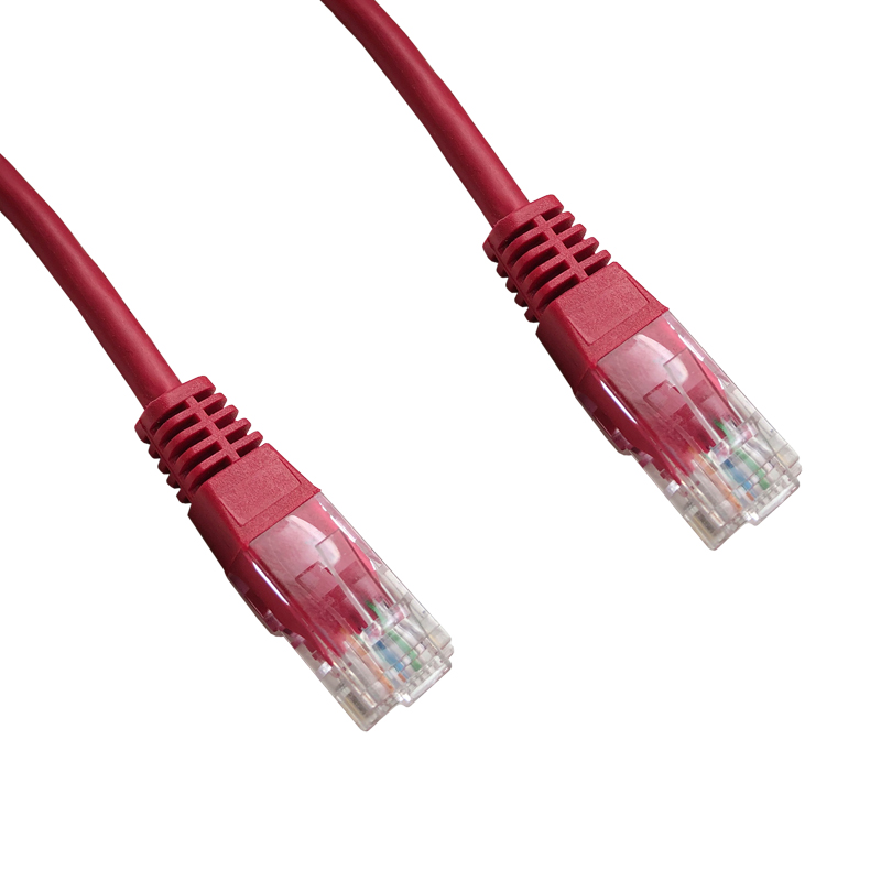 Datacom patch cord UTP cat5e 5M červený 1542