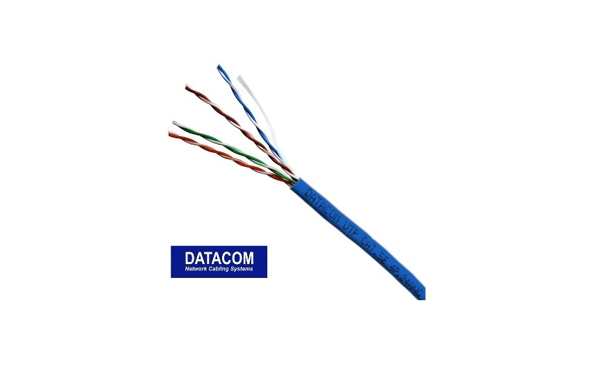 Datacom UTP Cat5e PVC kabel 305m (lanko) modrý 1157