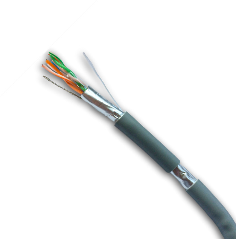 Datacom FTP Cat5e PVC kabel 100m (lanko) šedý 1370