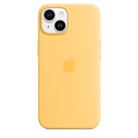 Apple iPhone 14 silikonové pouzdro s MagSafe - Sunglow MPT23ZM/A