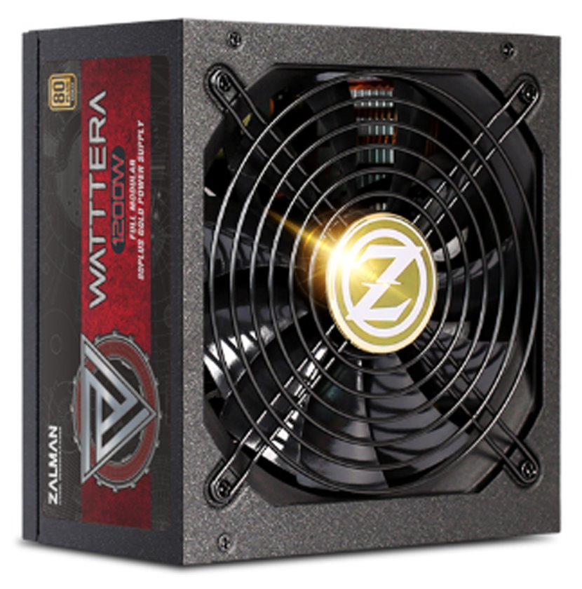 Zalman zdroj WATTTERA ZM1200-EBTII - 1200W 80+ Gold, 13,5cm fan, modular