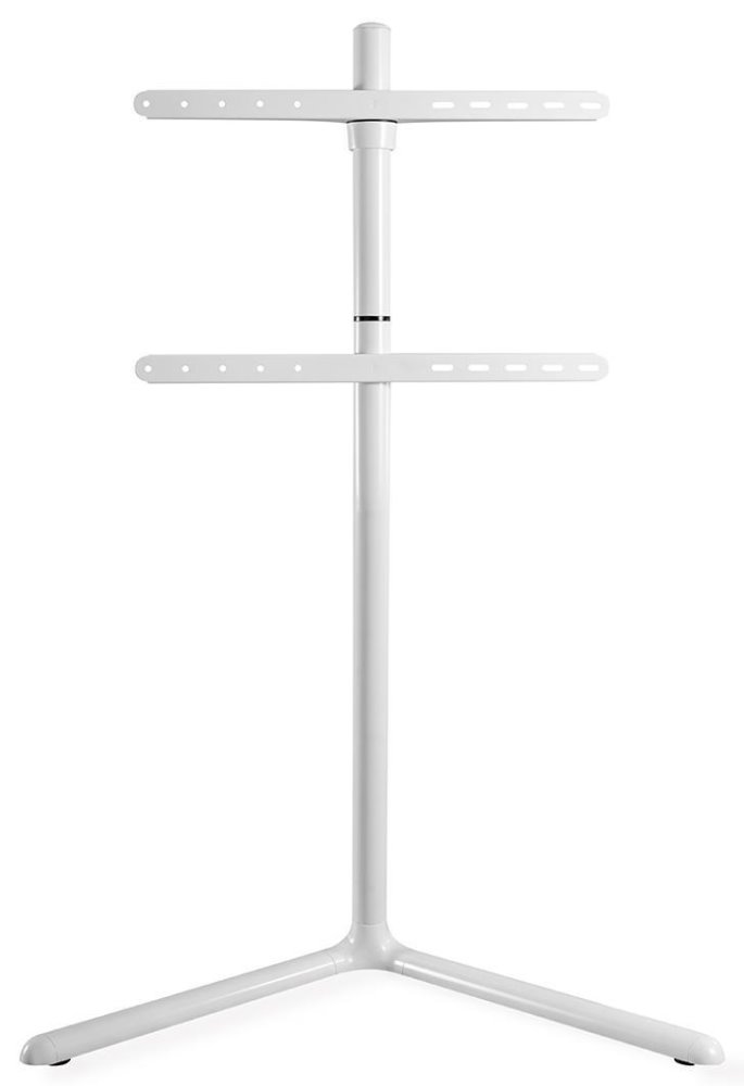 Nedis podlahový TV stojan, 49-70 '',40kg,V-vorm,Protiskluzový popruh,Snap-lock,Hliník,Ocel,bílý TVSM5250WT