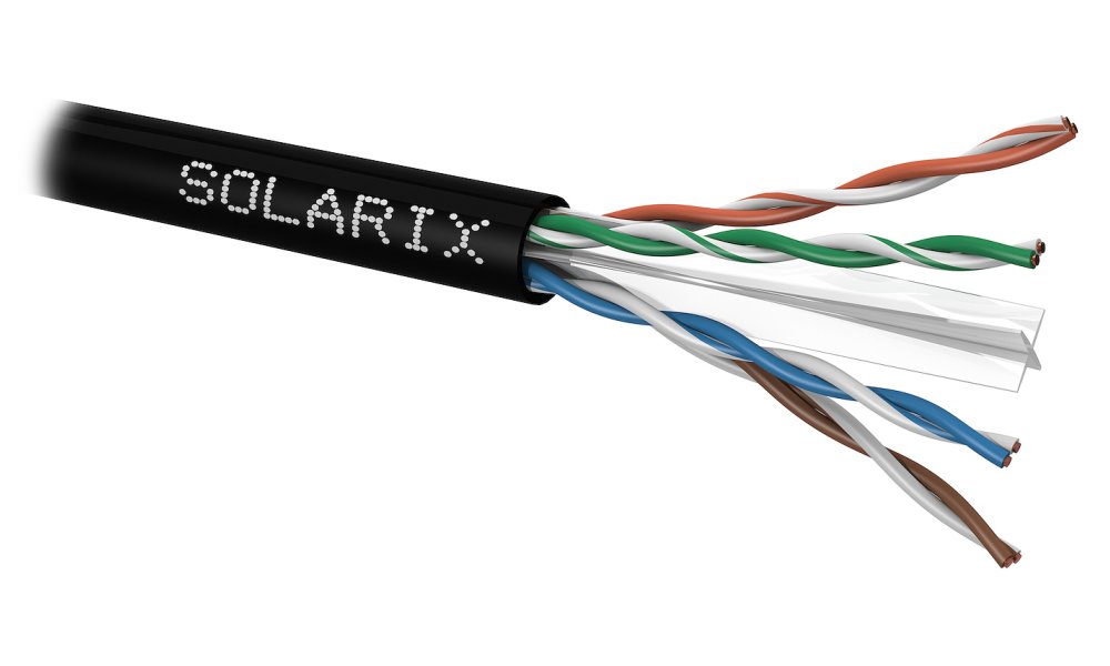 Solarix Instalační kabel CAT6 UTP PE venkovní 500m 27655193