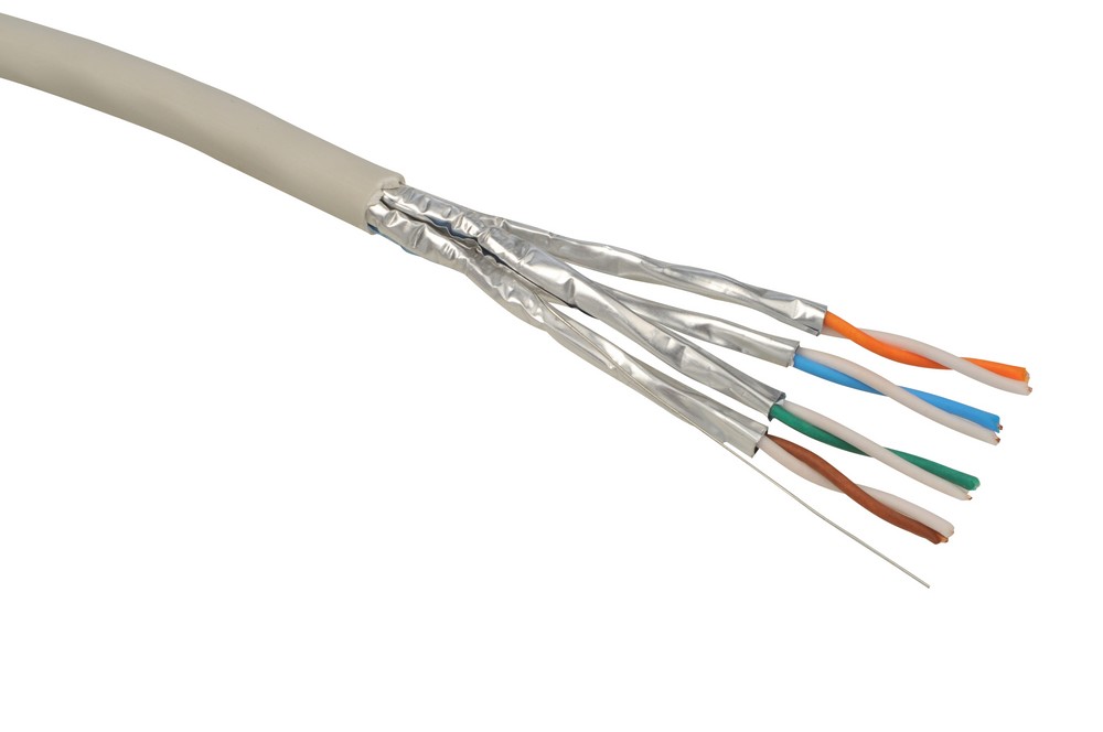 Solarix Instal.kabel CAT6A STP LSOH B2ca s1 d1 a1 500m/cívka 26000037