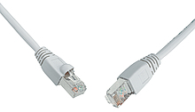 Solarix patch kabel CAT5E SFTP PVC 5m šedý snag proof 28320509