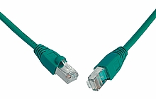 Solarix patch kabel CAT5E SFTP PVC 7m zelený snag-proof 28450709