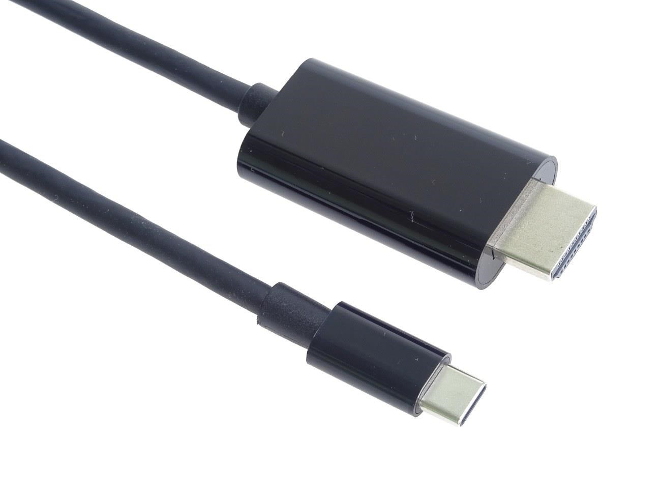 Premiumcord USB-C na HDMI kabel 2m rozlišení 4K*2K@60Hz FULL HD 1080p KU31HDMI17