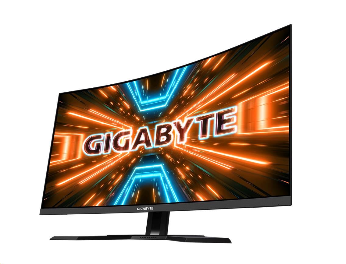 Gigabyte 31,5'' Gaming monitor M32QC, 2560x1440,165Hz,3000:1,350cd,1ms,2xHDMI 2.0,1xDP,1xUSB-C,VA