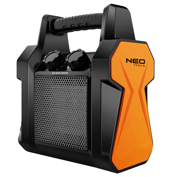 Neo Tools Keramický infra zářič (ohřívač) s ventilátorem 90-060, 2000W, IP55, keramický PTC Heating