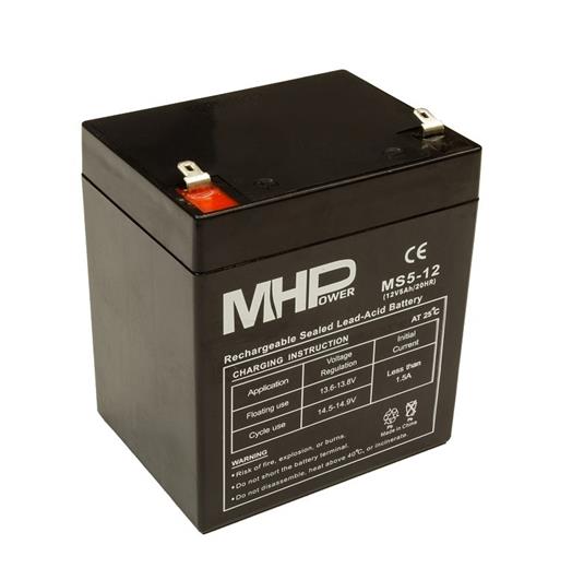 MHPower Baterie MS5-12 VRLA AGM 12V/5Ah