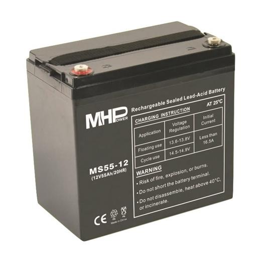 MHPower Baterie MS55-12 VRLA AGM 12V/55Ah