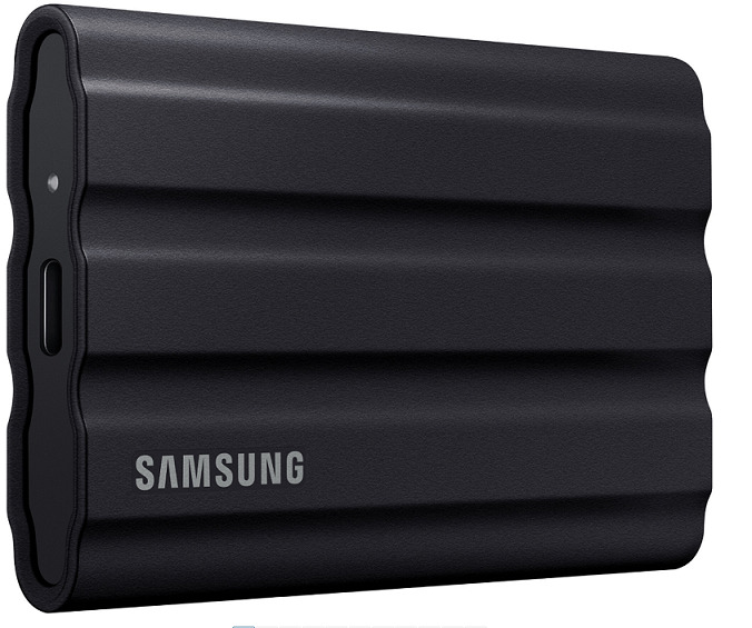 Samsung SSD 4TB externí T7 Shield, černý MU-PE4T0S/EU