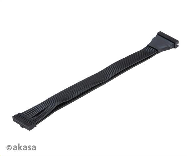 AKASA - USB 3.0 interní prodlužovací kabel - 15 cm AK-CBUB45-15BK