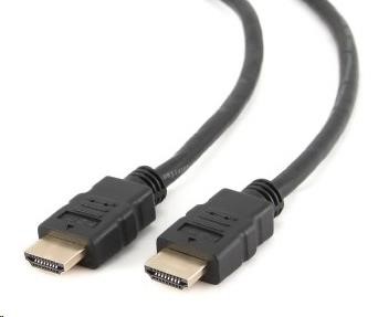 Gembird Kabel HDMI-HDMI M/M 15m zlac. konektory 1.4, černý CC-HDMI4-15M