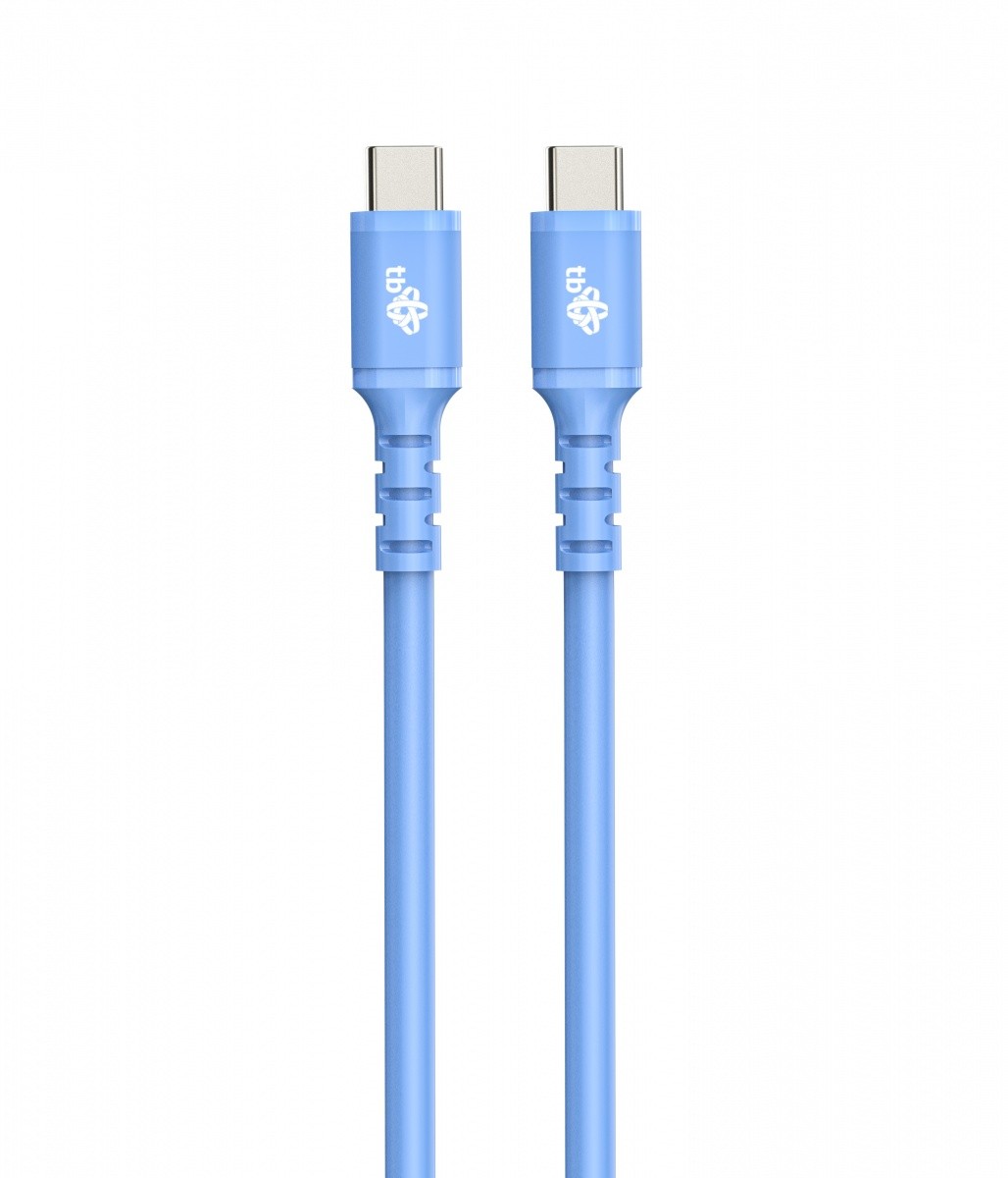 TB USB-C kabel modrý 100W 1m AKTBXKUCC2SI10N