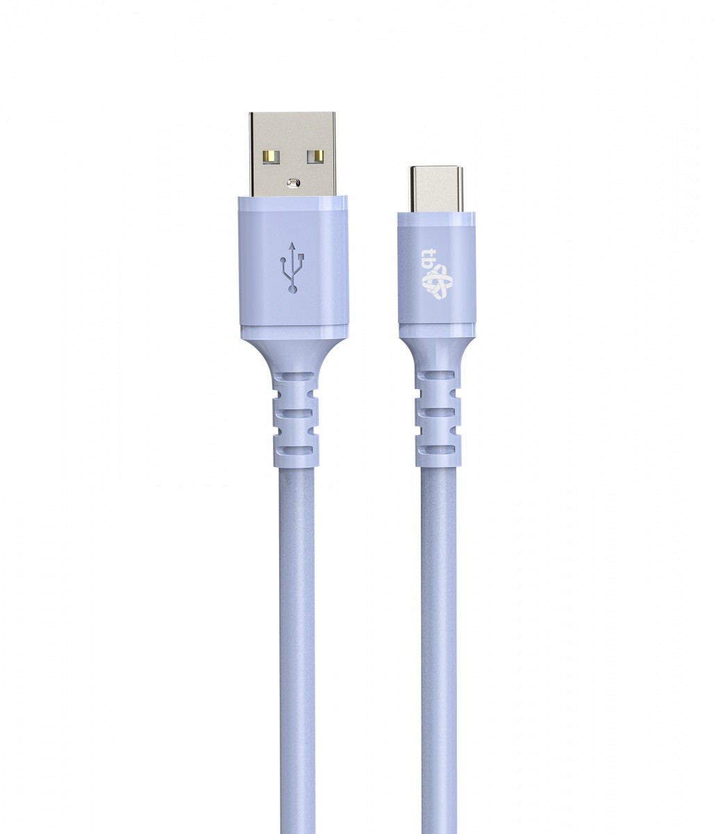 TB kabel USB-A-USB-C fialový 1m AKTBXKUCMISI10F