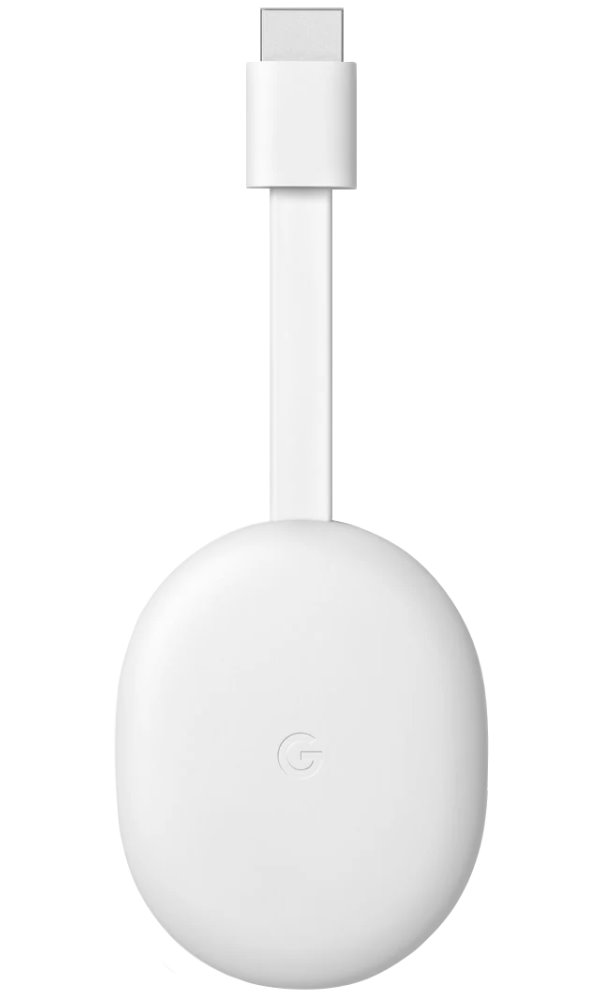 Google MMC Chromecast 4 HD, TV/ Full HD/USB-C/ HDMI/ Wi-Fi/ Android TV OS/ USB adaptér/ bílý GA03131-DE