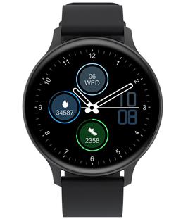 Canyon smart hodinky Badian SW-68 BLACK, 1,28'' TFT displej, multi-sport, SpO2, IP68, BT 5.0 CNS-SW68BB