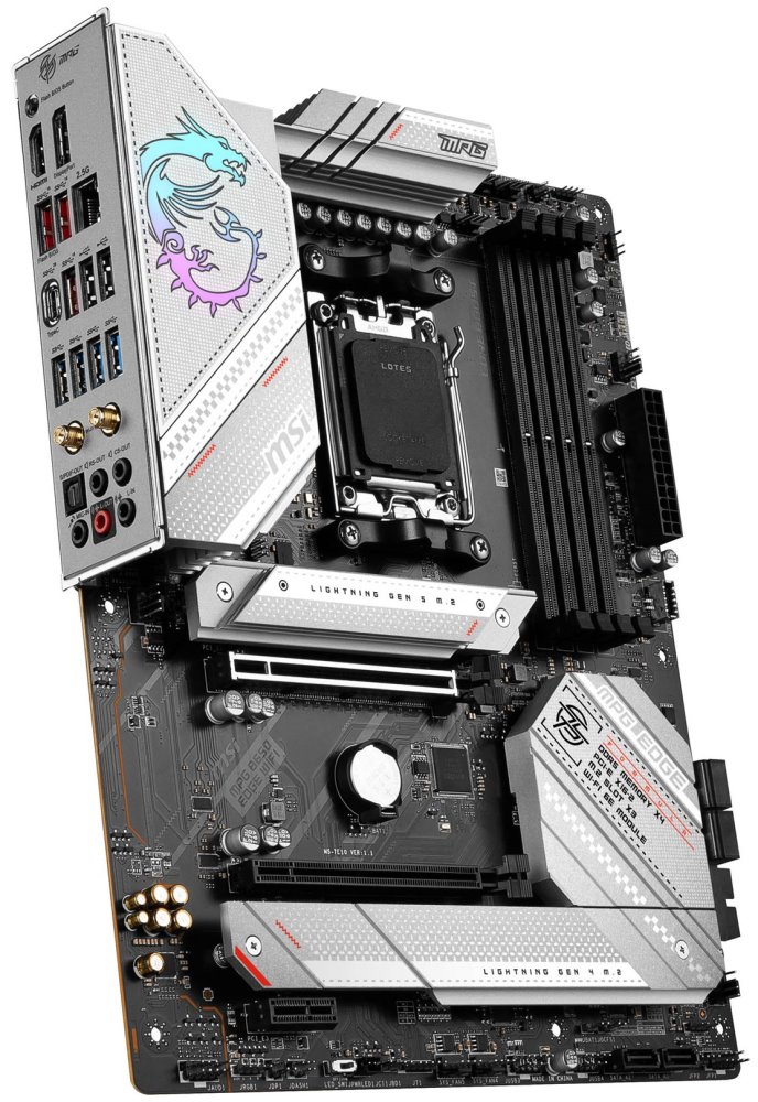 MSI MPG B650 EDGE WIFI, AMD B650, AM5, 4x DDR5, 3x M.2, HDMI, DP, USB-C, WiFi, ATX