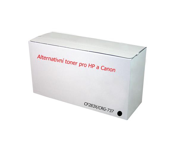 Toner CF283X/CRG-737 kompatibilní pro HP a Canon, černý (2400 str.) CRG737 10610