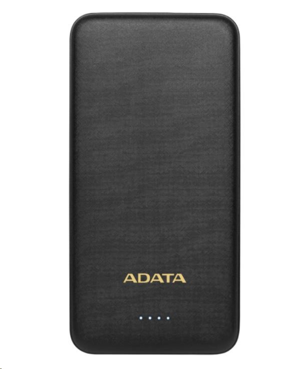 AData PowerBank AT10000 - externí baterie pro mobil/tablet 10000mAh, černá AT10000-USBA-CBK