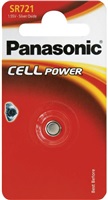 Panasonic Stříbrooxidové - hodinkové baterie SR-721EL/1B 1,55V (Blistr 1ks) 2A621588