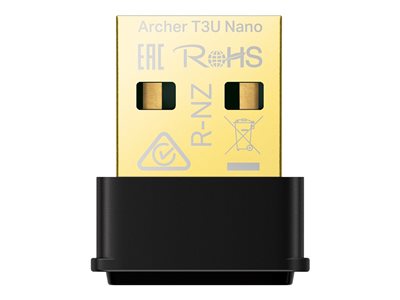 TP-Link AC1300 Mini, Dual Band Wi-Fi USB Adapter 867Mbps at 5GHz+400Mbps at 2.4GHz USB 3.0 MU-MIMO ARCHER T3U NANO