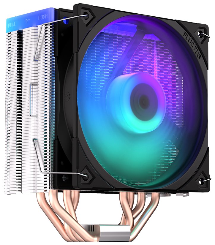Endorfy chladič CPU Fera 5 ARGB, ultratichý/120mm fan/4 heatpipes/PWM/ARGB/pro Intel i AMD EY3A007
