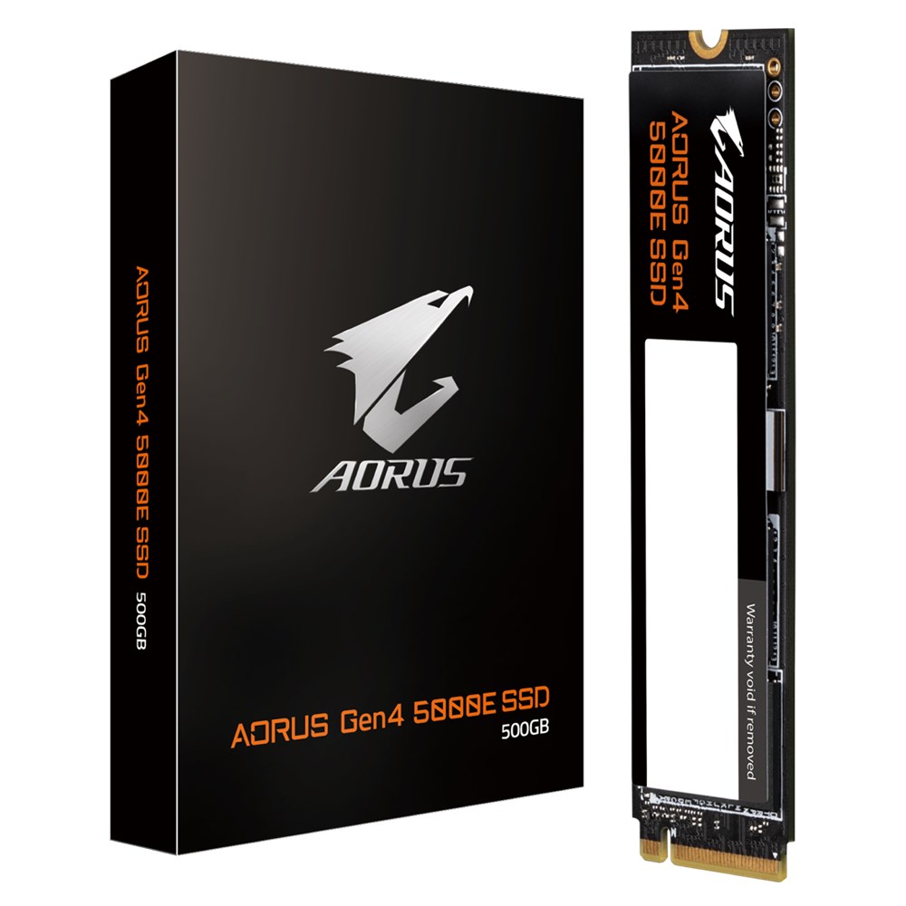 Gigabyte AORUS 5000E SSD 500GB Gen4 AG450E500G-G