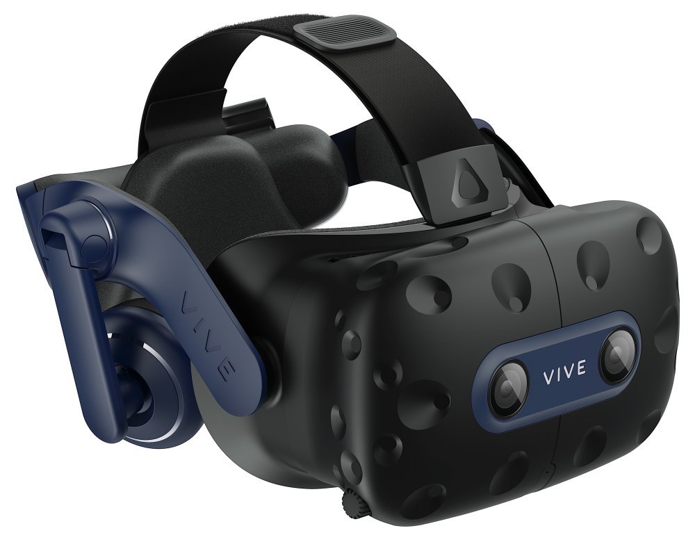 HTC Vive Pro 2 HMD brýle pro virtuální realitu, 2x 2448x2448px 5K, 120Hz, FOV 120°, černá/modrá 99HASW004-00