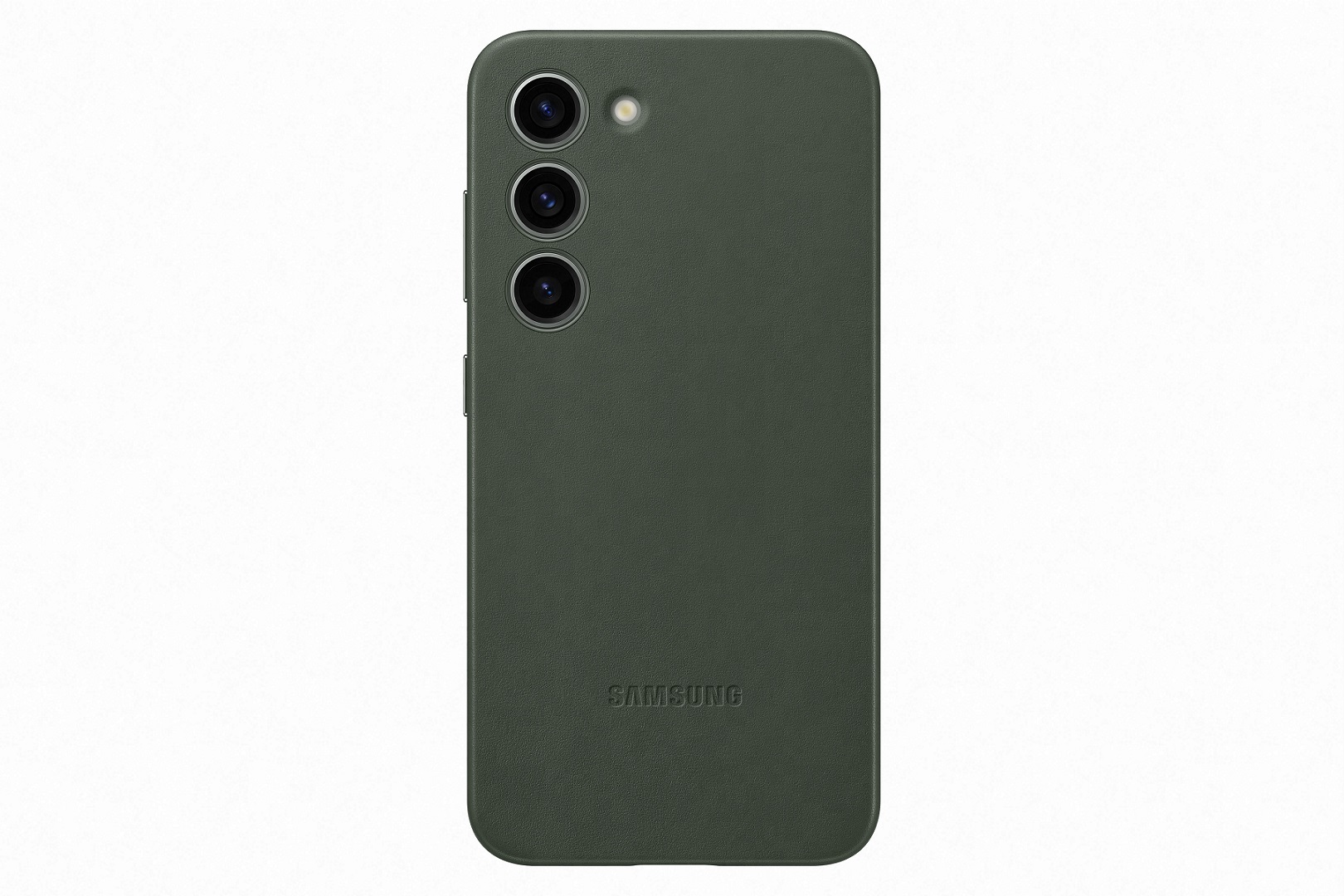 Samsung Kožený zadní kryt pro Galaxy S23 Green EF-VS911LGEGWW