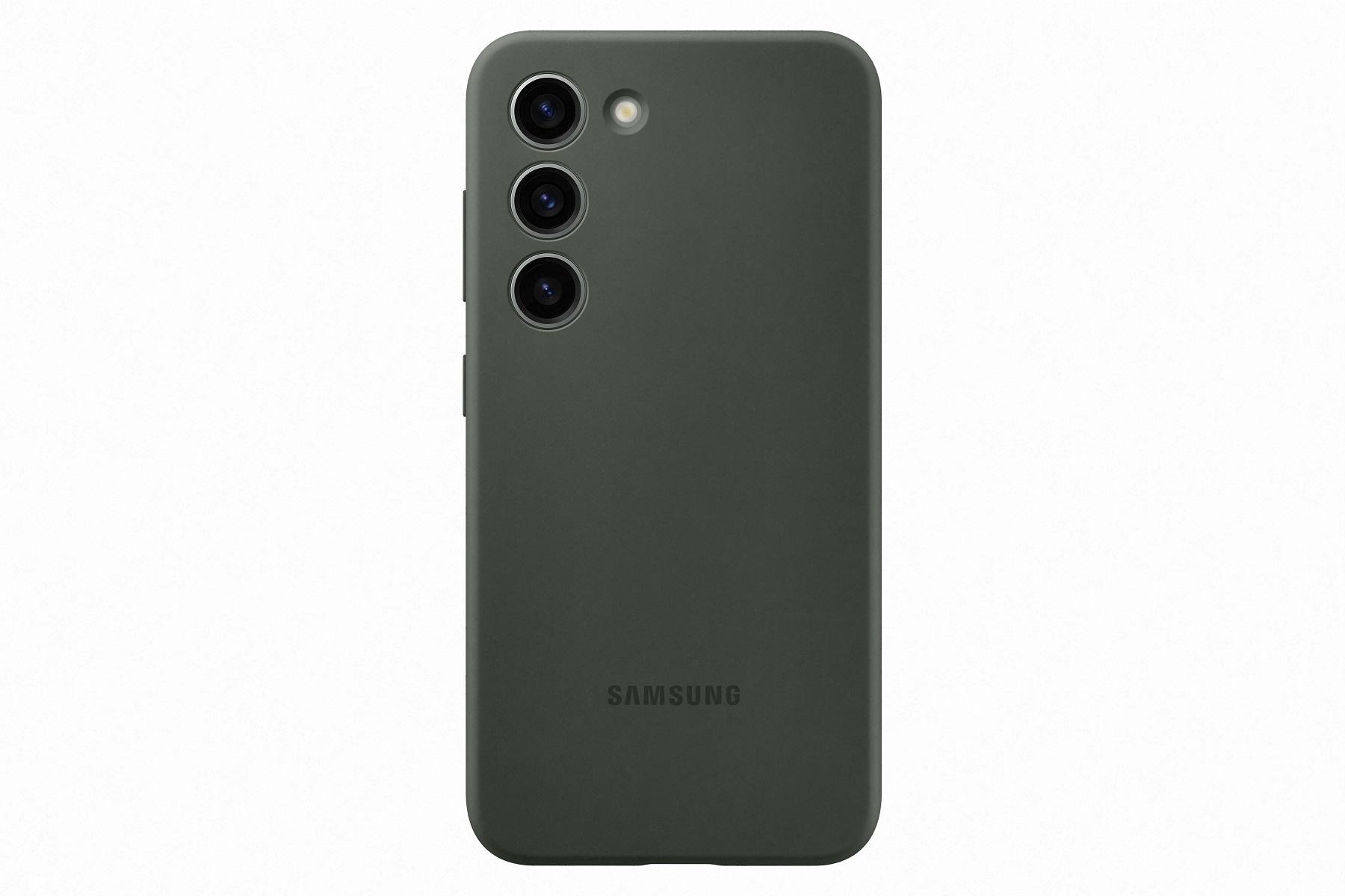 Samsung Silikonový zadní kryt pro Galaxy S23+ Khaki EF-PS916TGEGWW