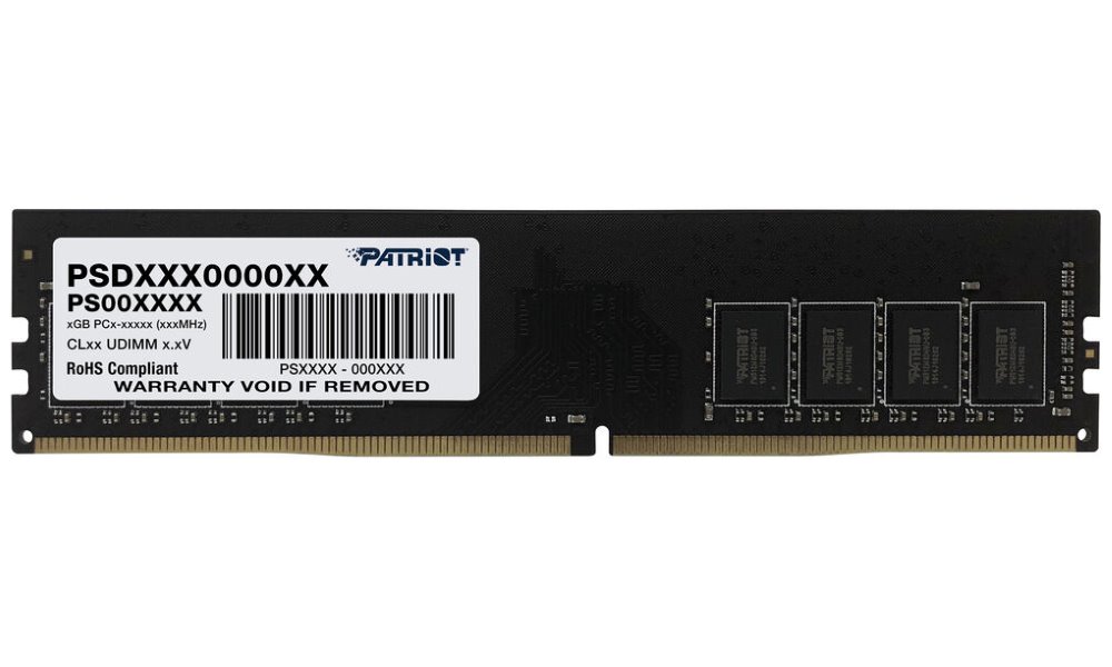 Patriot Signature 16GB, DDR4 2666MHz/ DIMM/ CL19/ 1,2V PSD416G266681