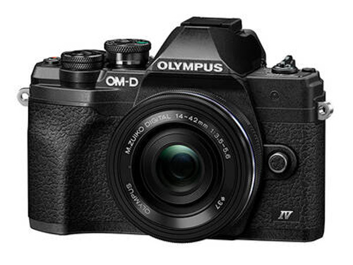 Olympus Digitální fotoaparát E-M10 Mark IV, 14-42 EZ kit black/black V207132BE000