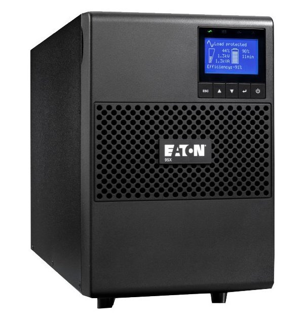 Eaton UPS 9SX 3000VA, On-line, Tower, 3000VA/2700W, výstup 8/1x IEC C13/C19, USB, displej, sinus 9SX3000I