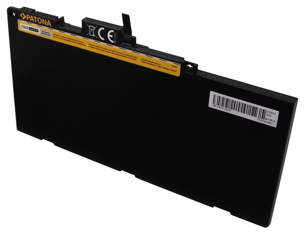 PATONA baterie pro ntb HP EliteBook 850 G3, 4100mAh Li-lon 11,1V CS03XL PT2797