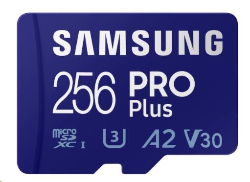 Samsung micro SDXC 256GB PRO Plus+SD adaptér MB-MD256SA/EU