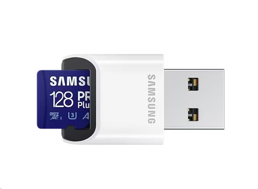 Samsung micro SDXC 128GB PRO Plus+USB adaptér MB-MD128SB/WW
