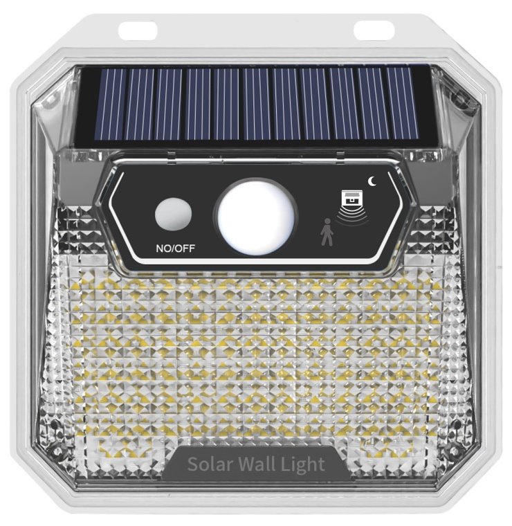 Immax PETTY venkovní solární nástěnné LED osvětlení s PIR čidlem, 3W 08485L