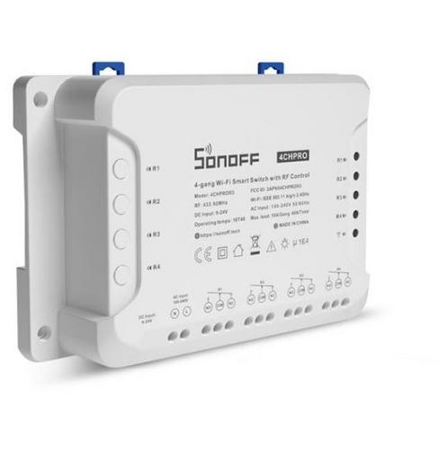 SONOFF (4CH R3) Smart Switch, 4 kanály, smart integrovaný spínač, WiFi switch. eWeLink 4CHR3