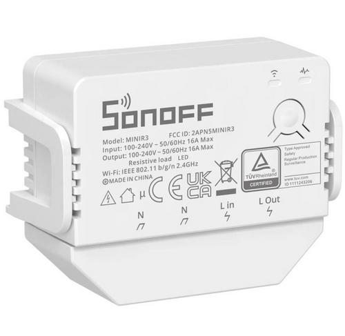 SONOFF (MINI R3) DIY Smart Switch, smart integrovaný spínač, WiFi switch. eWeLink MINIR3