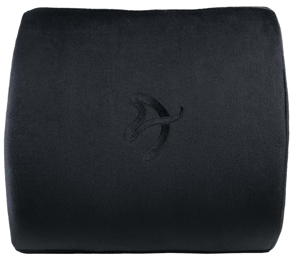 Arozzi Lumbar Pillow, ergonomický zádový polštář/ univerzální/ tmavě šedý AZ-LUMBAR-BV