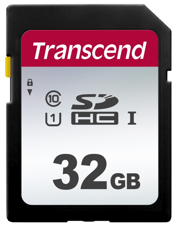 Transcend 32GB UHS-I U1 SD, Card TLC TS32GSDC300S