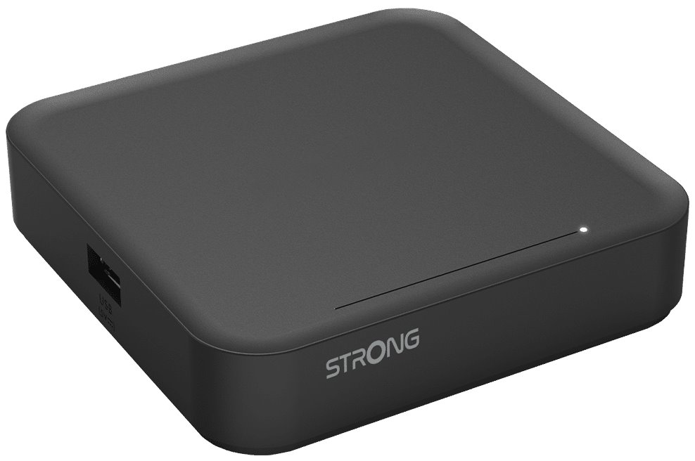 Strong android box SRT LEAP-S3, 4K UHD,H.265/HEVC,NETFLIX,O2 TV,HBO Max,HDMI,USB,LAN,Wi-Fi,Android TV 11