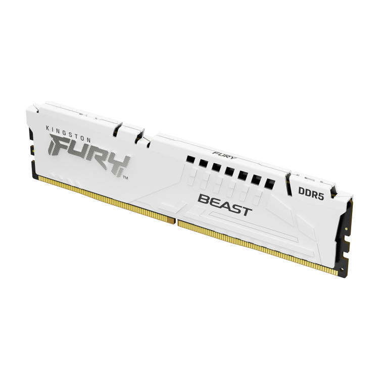 Kingston FURY Beast White DDR5 32GB, 5200MT/s DIMM CL36 EXPO KF552C36BWE-32