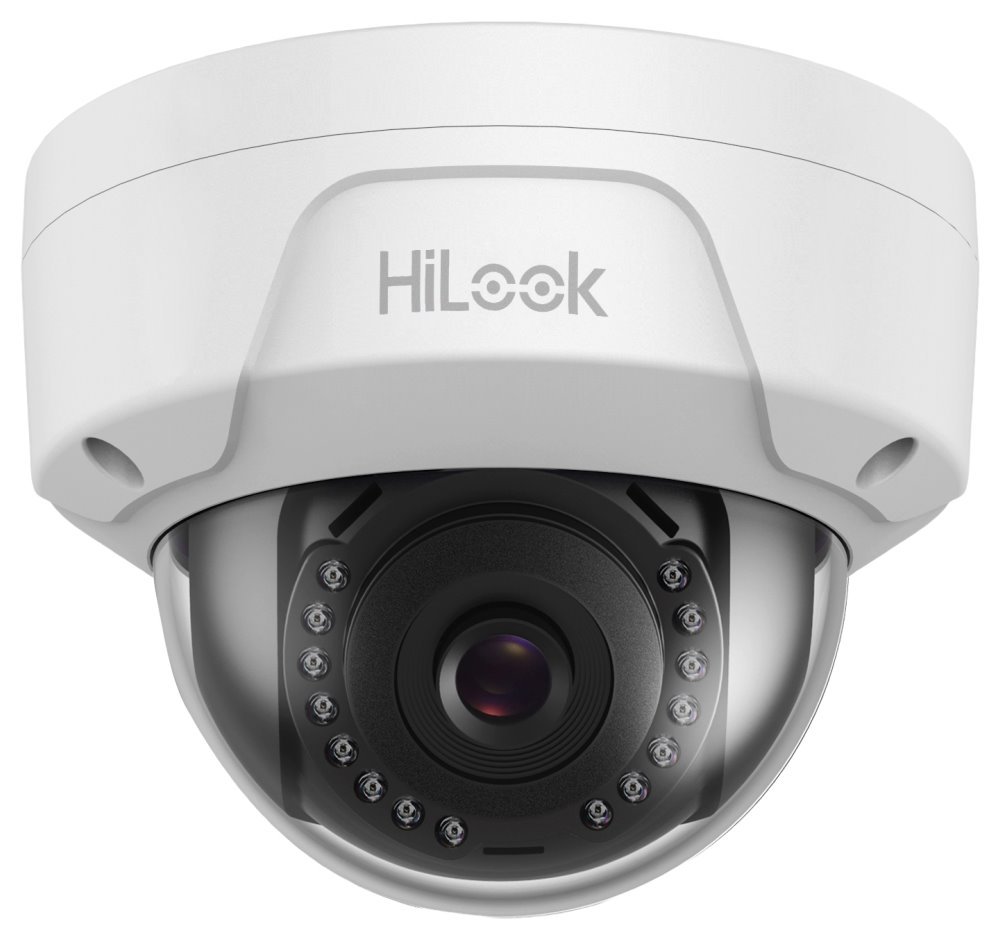 Hikvision HiLook IP kamera IPC-D150H, Dome,5Mpix,2.8mm,H.265+,IP67+IK10,IR 30m,kov+plast 311317390