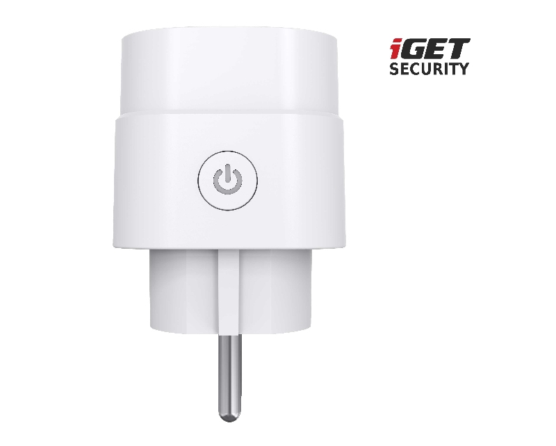 iGET SECURITY EP16, Bezdrátová chytrá zásuvka 230V s měřením spotřeby pro alarm SECURITY M5 75020616